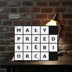 Hasło krzyżówkowe określenie osoby prowadzącej działalność gospodarczą w niewielkim rozmiarze - mały przedsiębiorca – rozwiązanie, synonimy, podpowiedzi i definicje krzyżówkowe